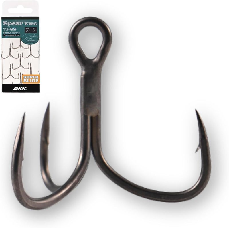 BKK Drillinge Spear EWG 71 SS size 2/0 qty 5