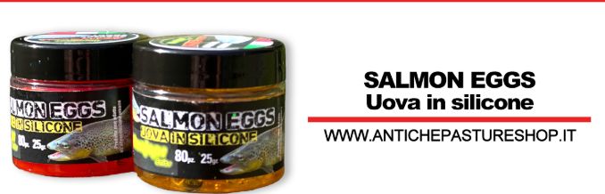 ANTICHE PASTURE Uova salmone in silicone 80pz rosso