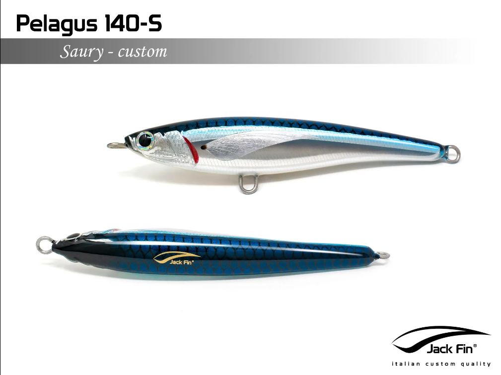 JACK FIN PELAGUS 140-S COLOR SAURY CUSTOM