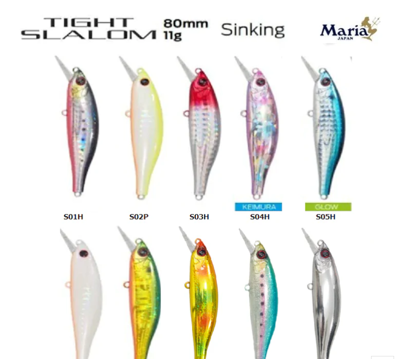 YAMASHITA TIGHT SLALOM 80mm 11gr color s07