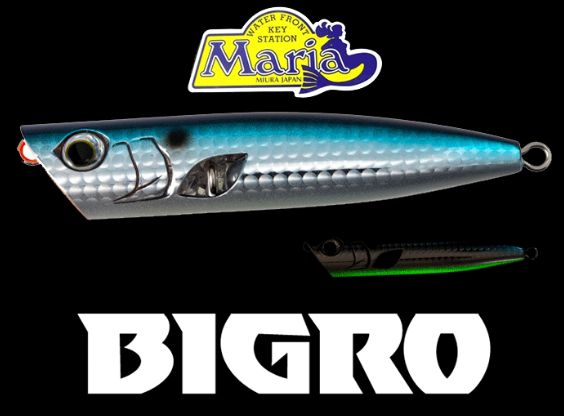 YAMASHITA BIGRO SLOW SINKING 95MM 18GR COLOR 027