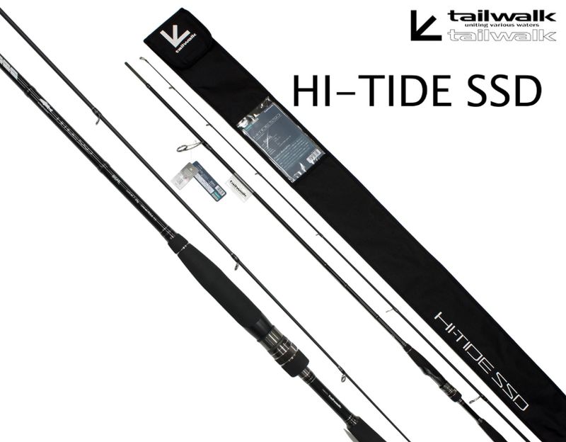 tailwalk Hi-Tide SSD, Canna da Pesca Bass, 2,70m, 7-35g, 5 Pezzi, 99% Carbonio