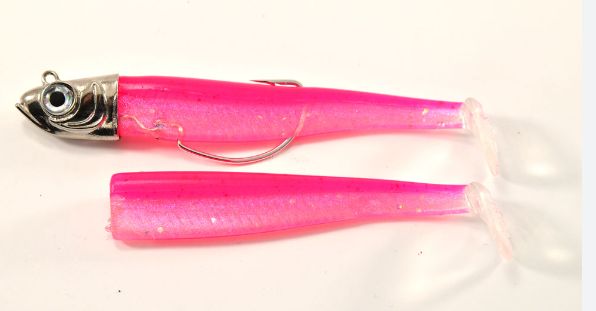 Roller Shad 165 60gr Color FLUO PINK UV Combo+1 Body
