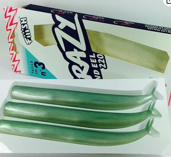 FIIISH CRAZY SAND EEL 3 CORPI N3 220 8.5 FIIISH CRAZY SAND EEL 3 CORPI N3 220 8.5" COLOR VERT NACRE