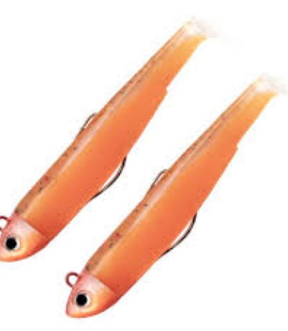 FIIISH 12GR BLACK MINNOW COMBO +2BODY MIS.2.5  COL.ORANGE GLOW
