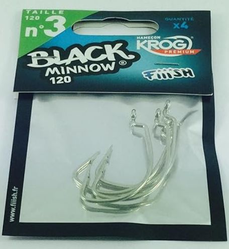 FIIISH BLACK MINNOW AMI 2/0 PZ4 23LB N3 FIIISH BLACK MINNOW AMI 2/0 PZ4 23LB N3