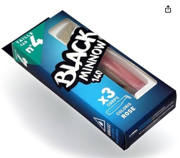 FIIISH  BLACK MINNOW 140 3 CORPI N4 COLOR PINK