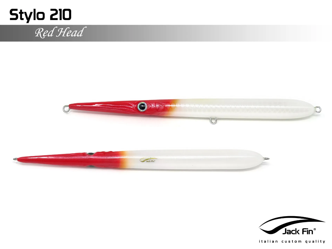 JACK FIN STYLO 210 color red head