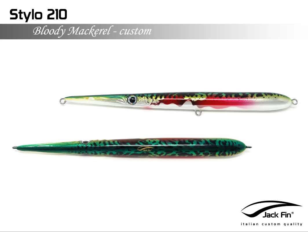 JACK FIN STYLO 210 color bloody sardine