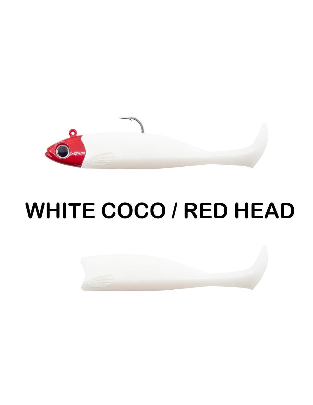 FIIISH MASTER SHAD n°5 125mm 25g WHITE COCO/RED FIIISH MASTER SHAD n°5 125mm 25g WHITE COCO/RED