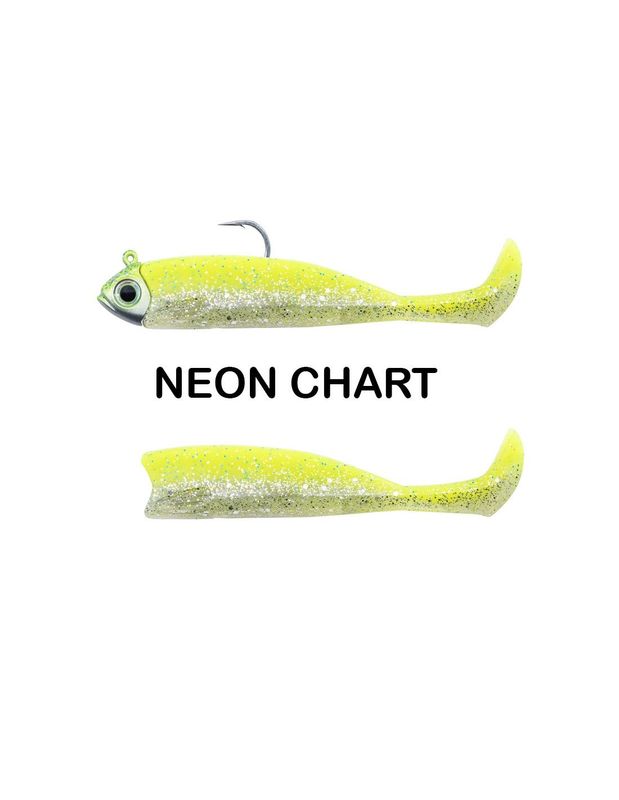 FIIISH MASTER SHAD n°4 100mm 8g NEON CHART