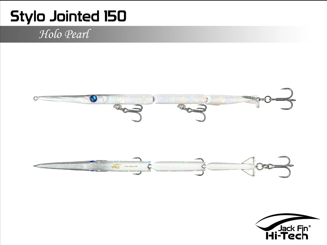 Stylo Jointed 150 Jack Fin color holo pearl