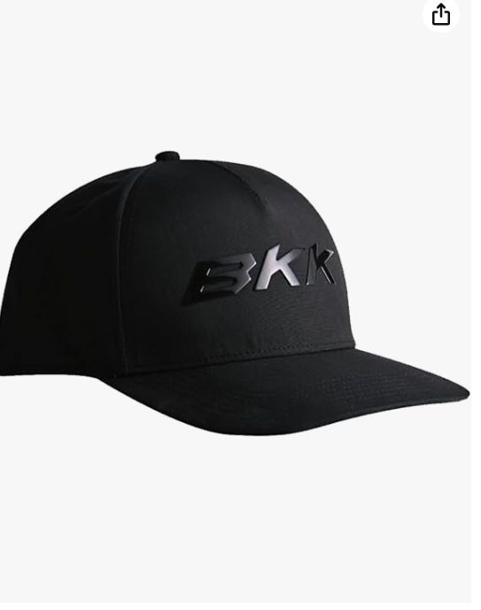 BKK Black Logo Performance Hat Cap, Nero , Taglia unica