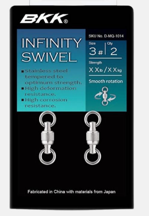 BKK infinity swivel size 0 PZ 2 30KG BKK infinity swivel size 0 PZ 2 30KG