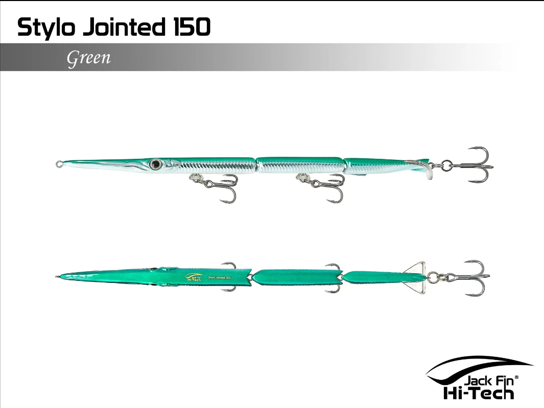 Stylo Jointed 150 Jack Fin  color green