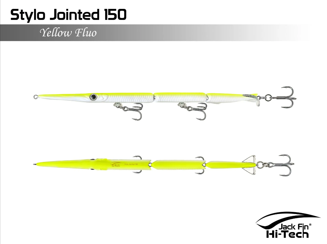 Stylo Jointed 150 Jack Fin  color yellow fluo