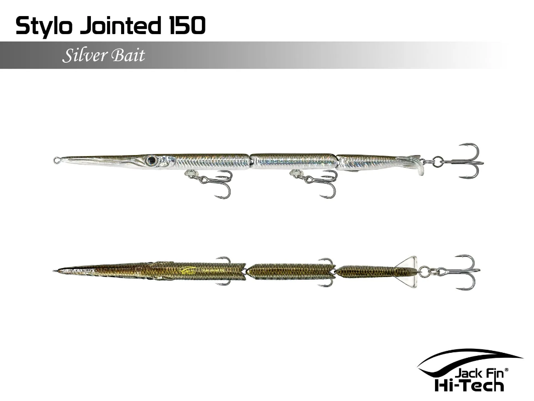 Stylo Jointed 150 Jack Fin  color silver bait