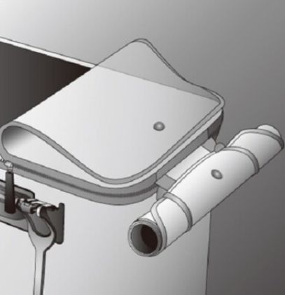 SHIMANO BK-016Q Bakkan EV Fishing Bucket, 40 cm, KHAKI