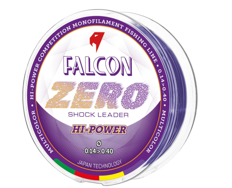 FALCON Zero Surf Leader con Shock Leader Multicolor 220 MT 0.23-0.57