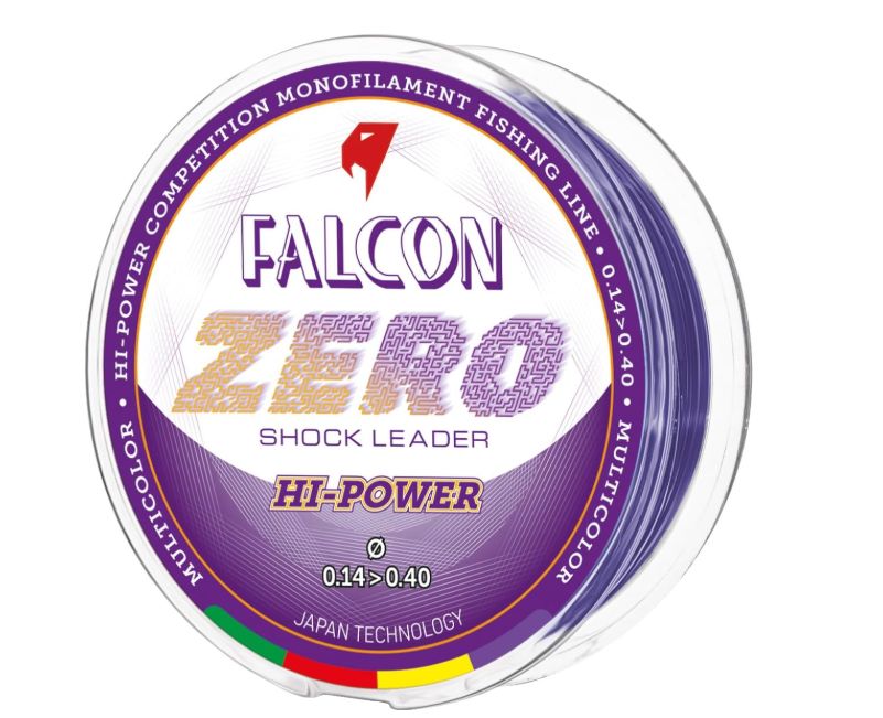 FALCON Zero Surf Leader con Shock Leader Multicolor 220 MT 0.23-0.57