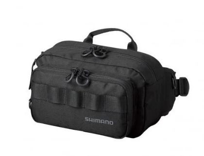 Shimano BW-021T Fishing Bag, Hip Bag, Black, M