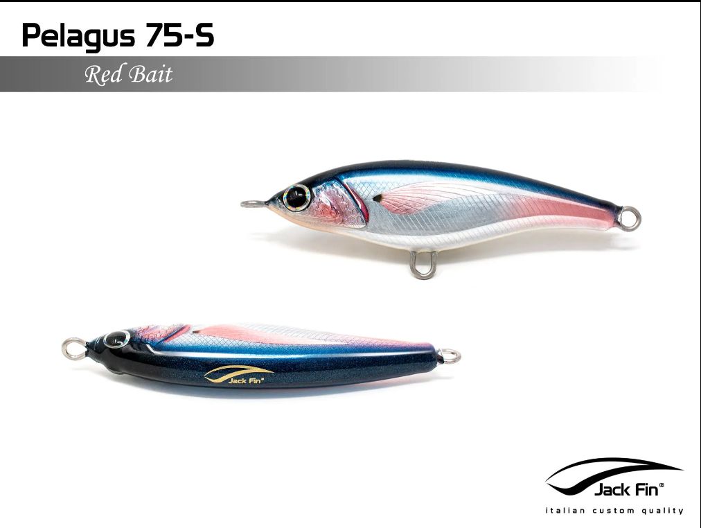 JACK FIN PELAGUS 75-S COLOR RED BAIT JACK FIN PELAGUS 75-S COLOR RED BAIT