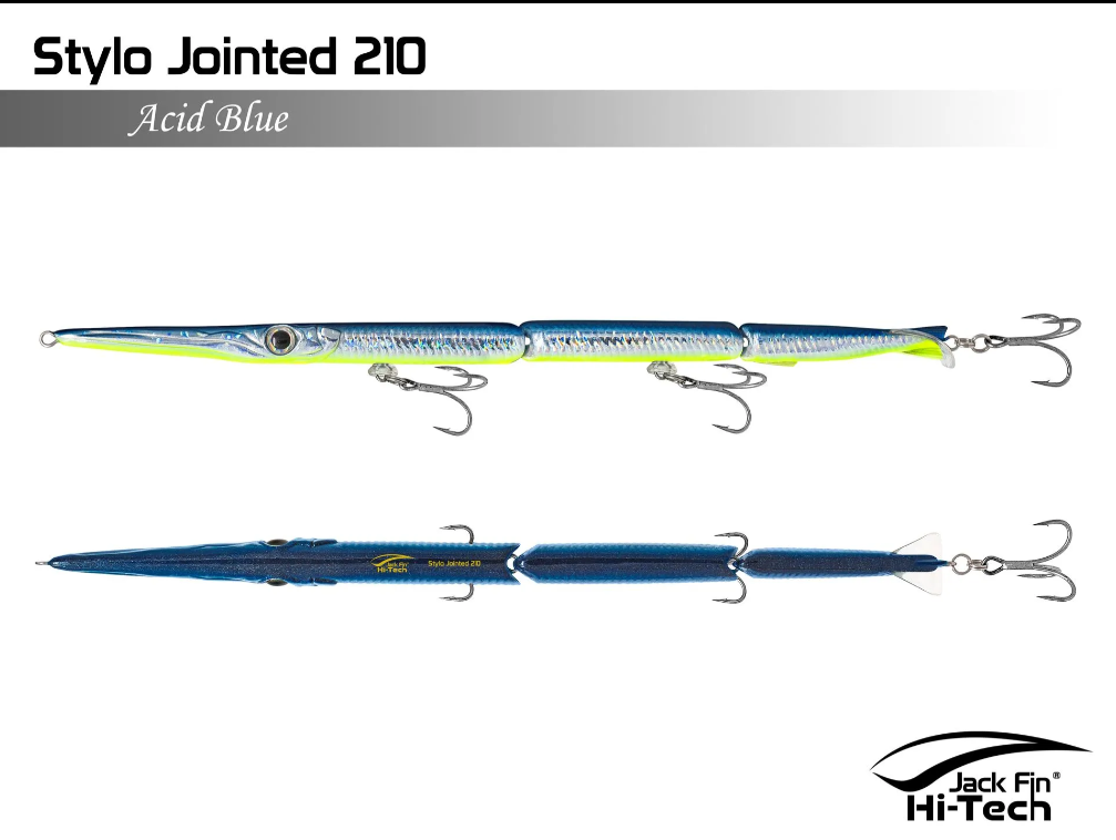 JACK FIN STYLO JOINTED 210 acid blue