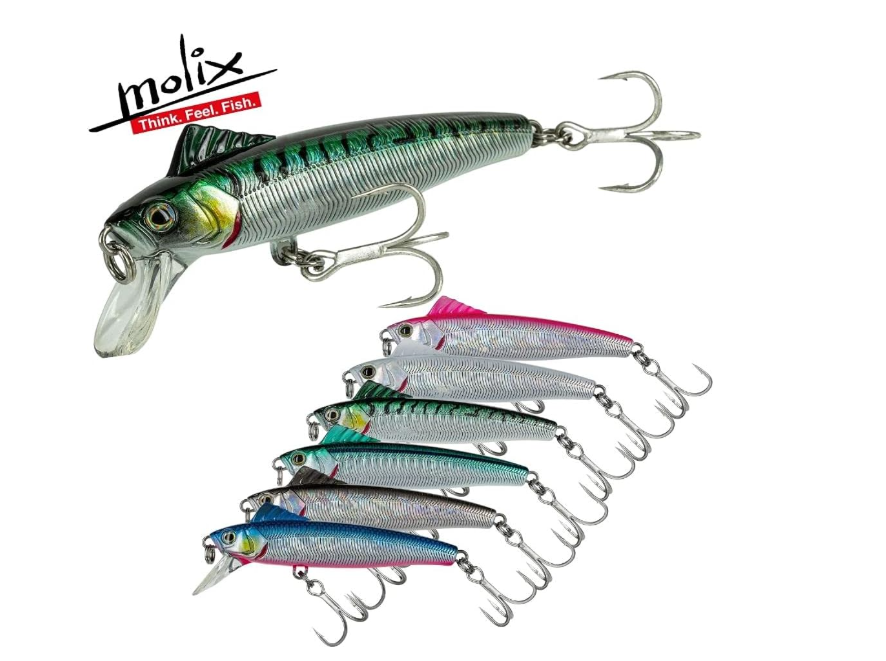 MOLIX HD Minnow 908 Baitfish Series Col. HOLO SHAD