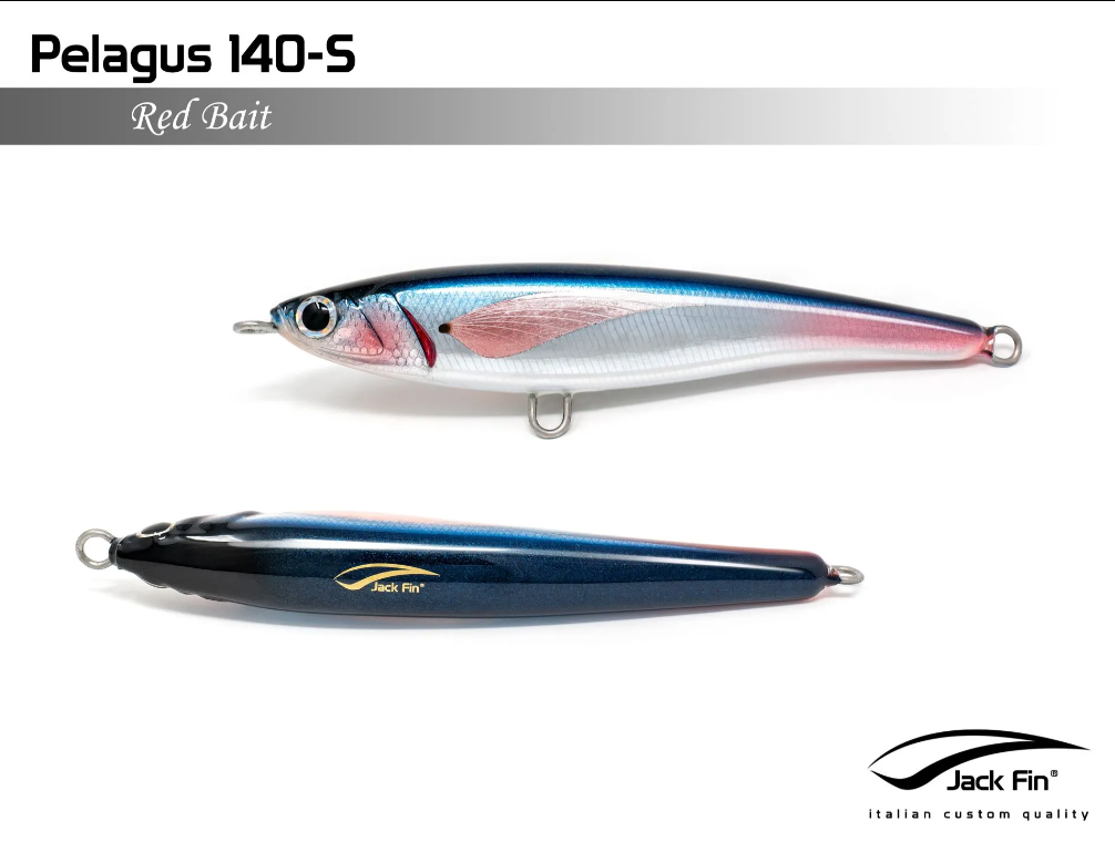 JACK FIN PELAGUS 140-S COLOR red bait