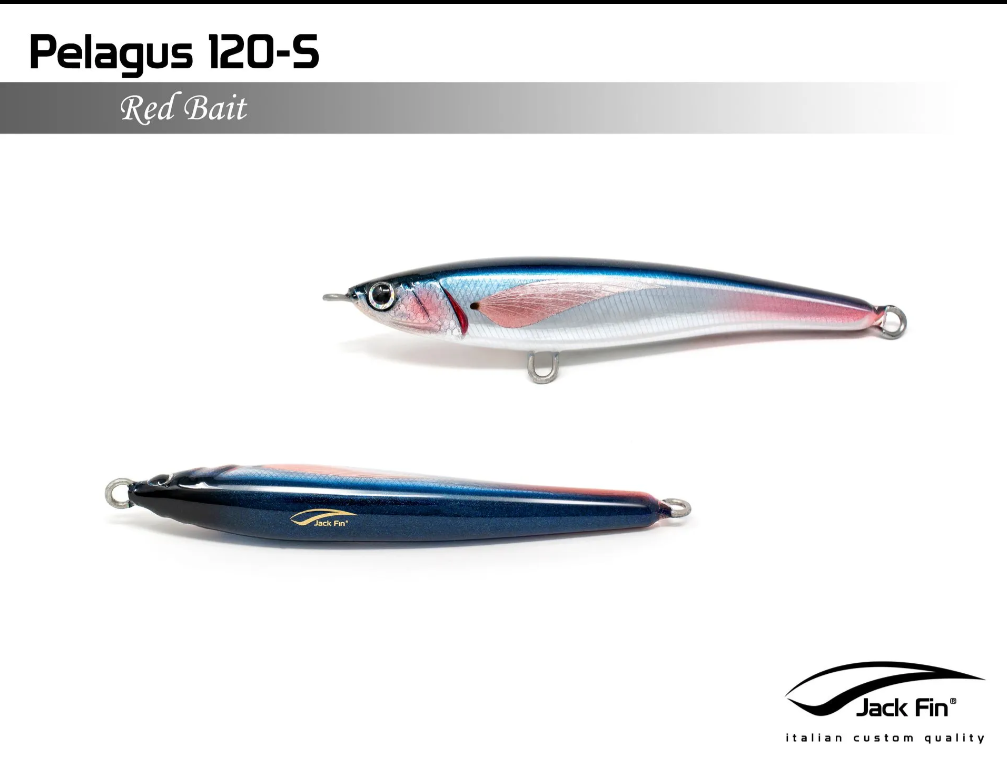 JACK FIN PELAGUS 120-S COLOR RED BAIT