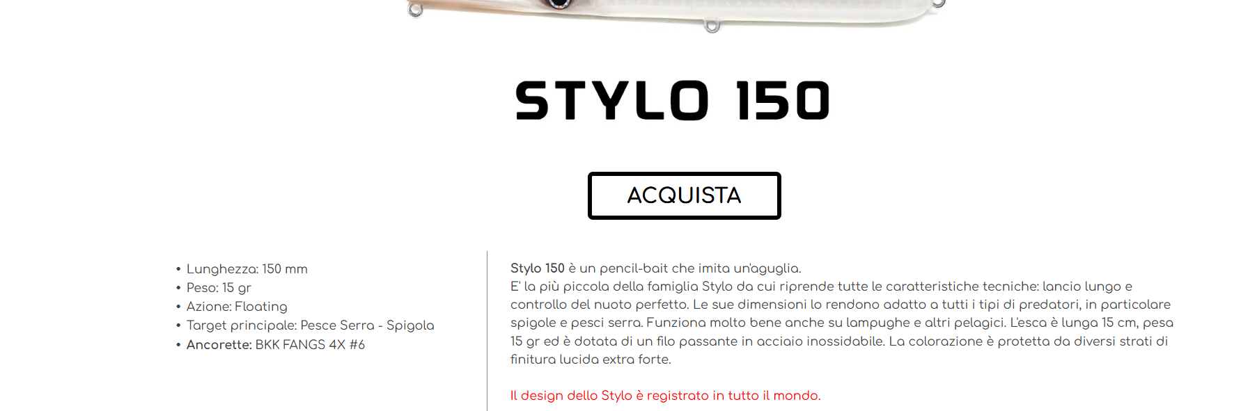 JACK FIN STYLO 150 COLOR SANDEEL