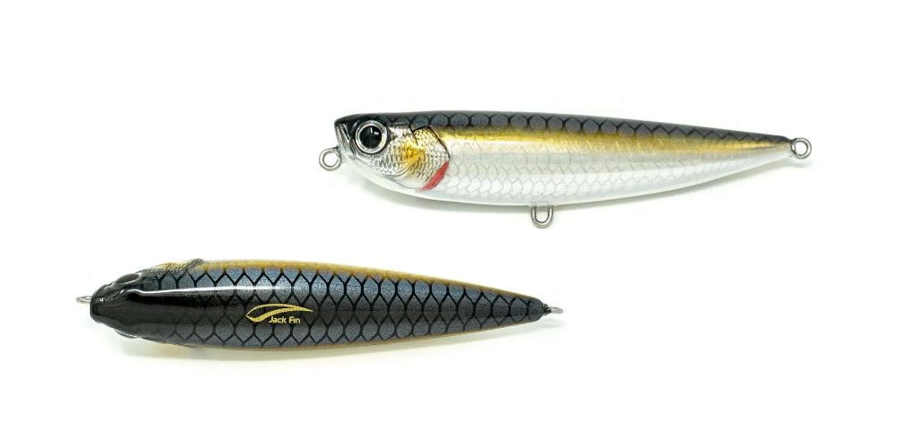 JACK FIN SALTY DOG 100 COLOR silver shad