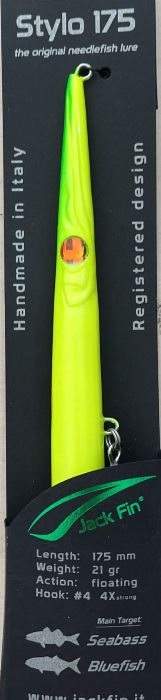 JACK FIN STYLO 175 color chartreuse