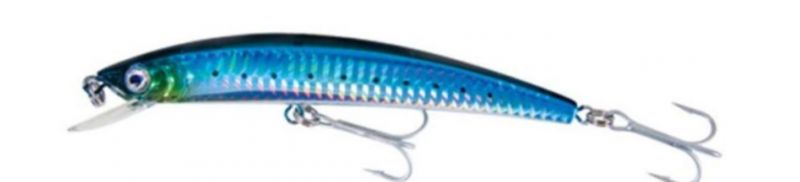 YO-ZURI Crystal Minnow Deep 90MM FLOATING 9.5GR COLOR GHIW