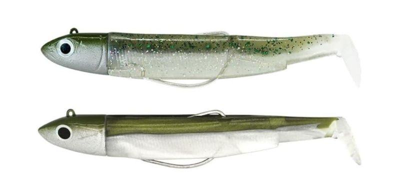 FIIISH BLACK MINNOW N°2, 10gr, 90mm, color khaki + ghost minnow
