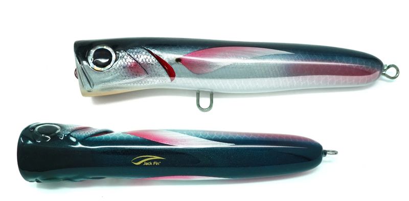 JACK FIN Kronos 180 color red bait  Popper (Serra)