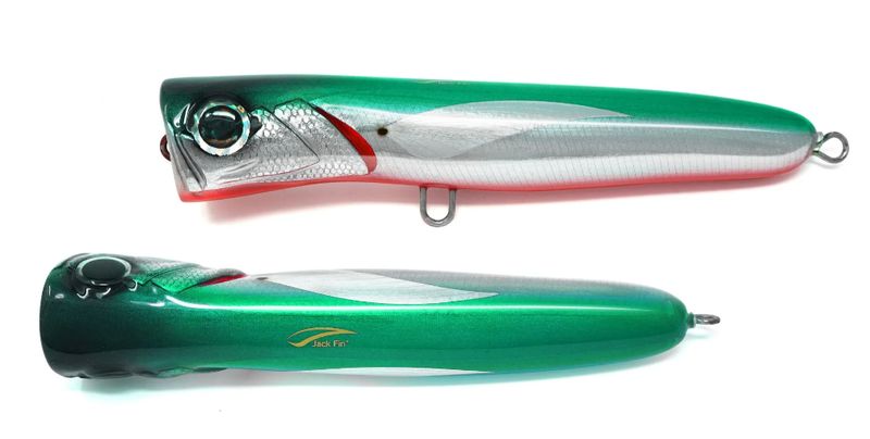 JACK FIN Kronos 180 color  green tuna Popper (Serra)