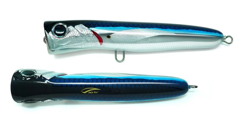 JACK FIN Kronos 180 color saury custom Popper (Serra)