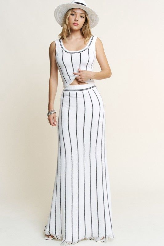Stripe Knit Top