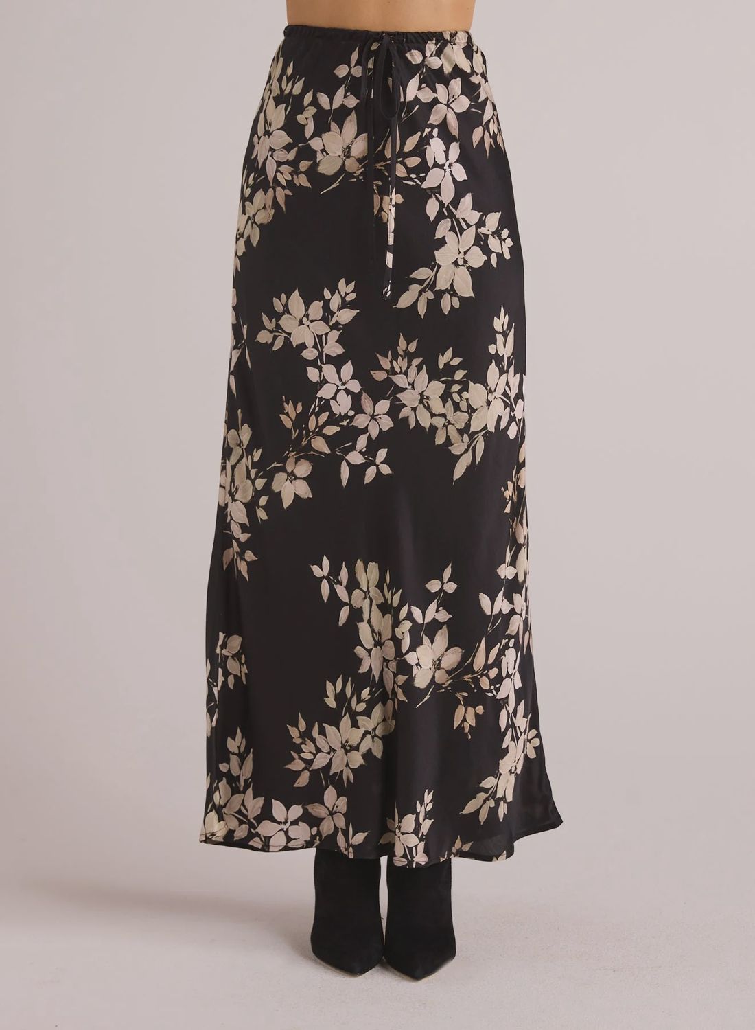 Bias Skirt With Tie