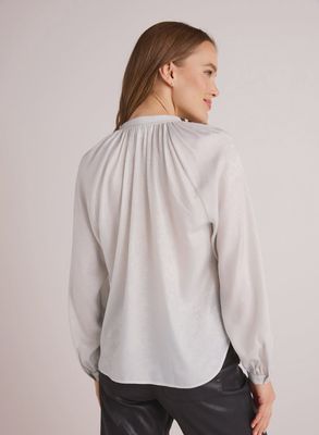 Metallic Opal Pullover