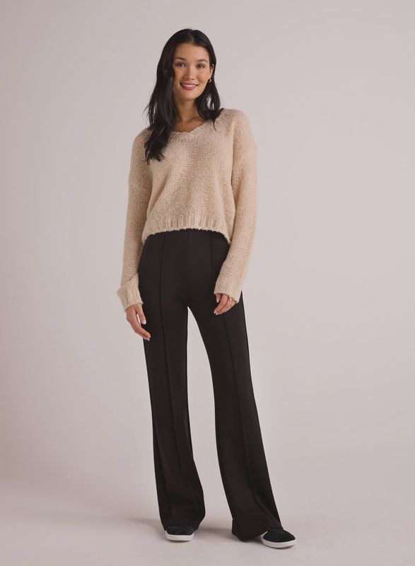 Pintuck Ponte Pant