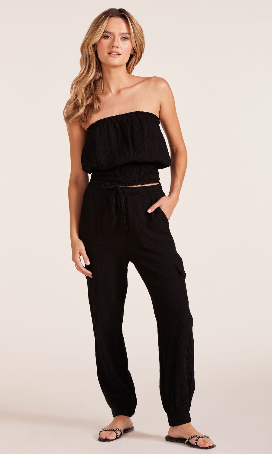 Cargo Gauze Jogger