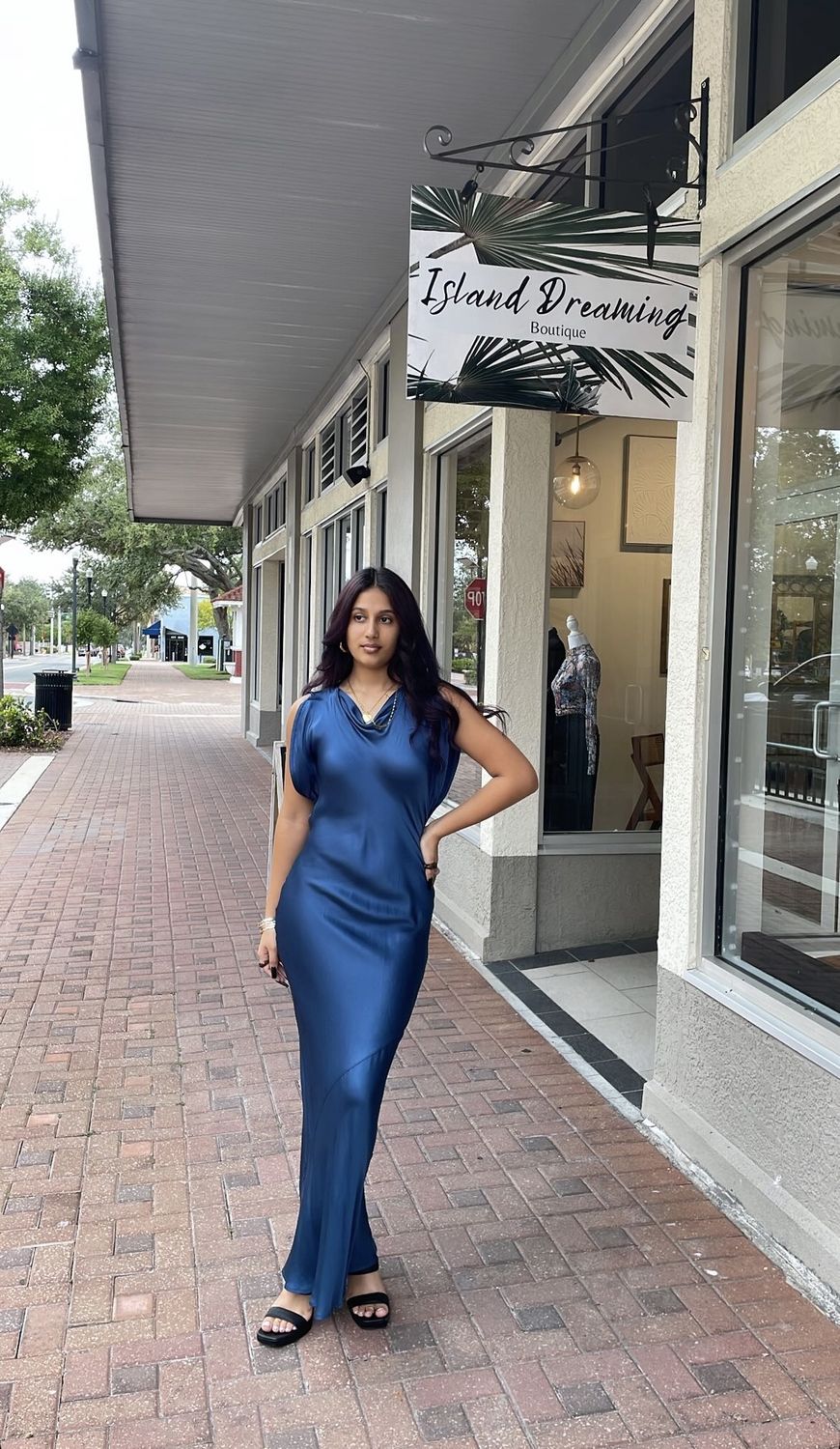 Blue Tide Rumi Dress