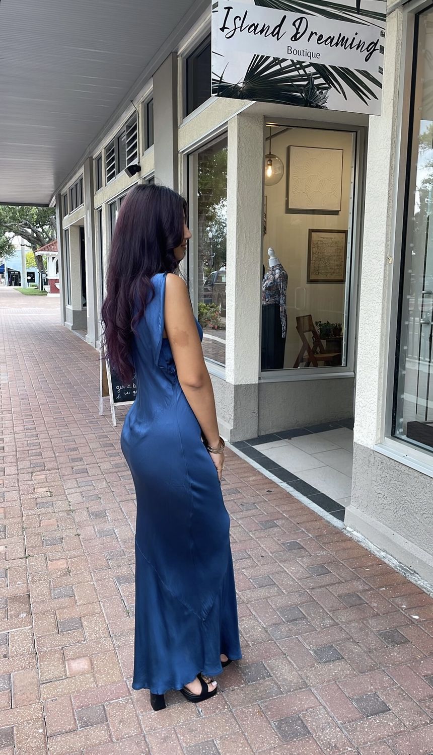 Blue Tide Rumi Dress