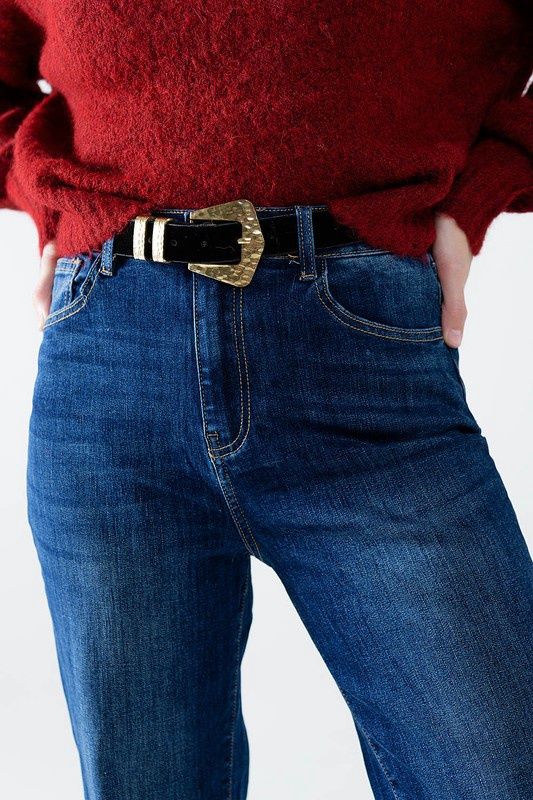 Leopard Stripe Denim