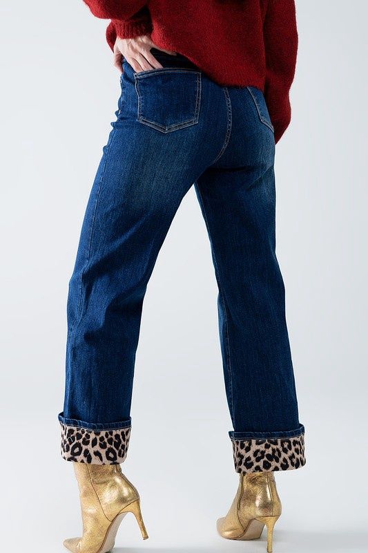 Leopard Stripe Denim