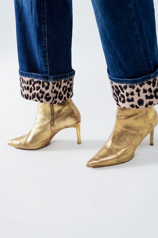 Leopard Stripe Denim