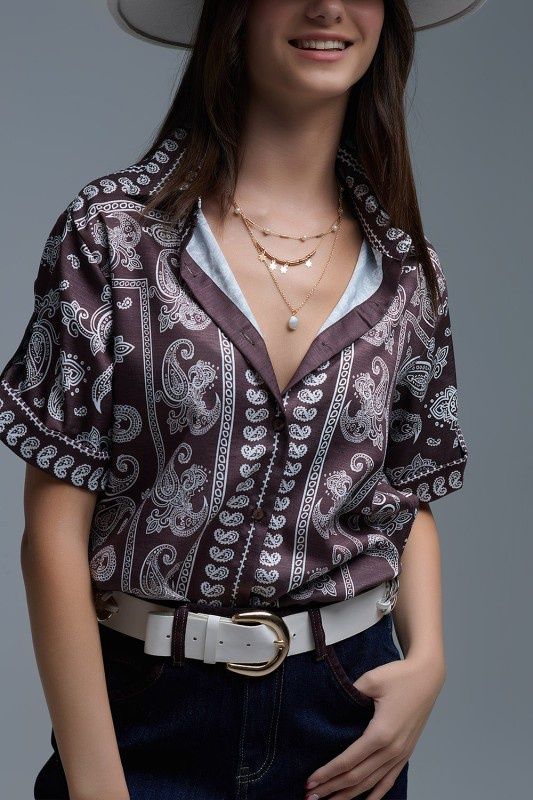 Paisley Print Shirt