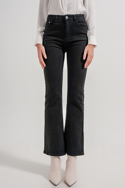 Black Flare Jeans